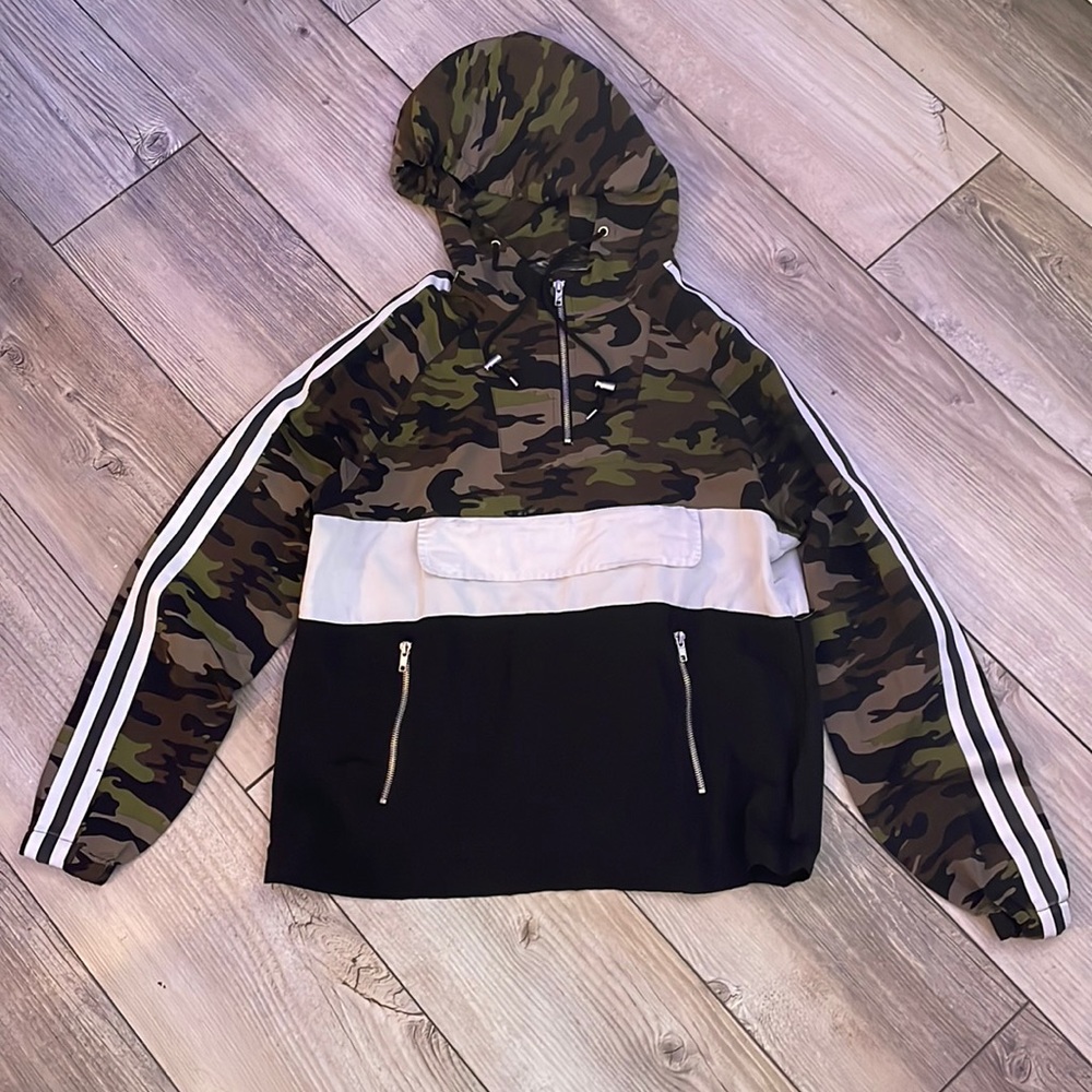 Camo Windbreaker